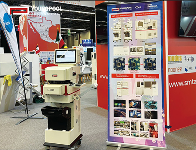 Youngpool Technology glänzt auf der SMTA MEXICO-Ausstellung, das L-900-Spleißsystem erregt Aufmerksamkeit